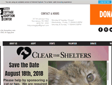 Tablet Screenshot of kittycottage.org